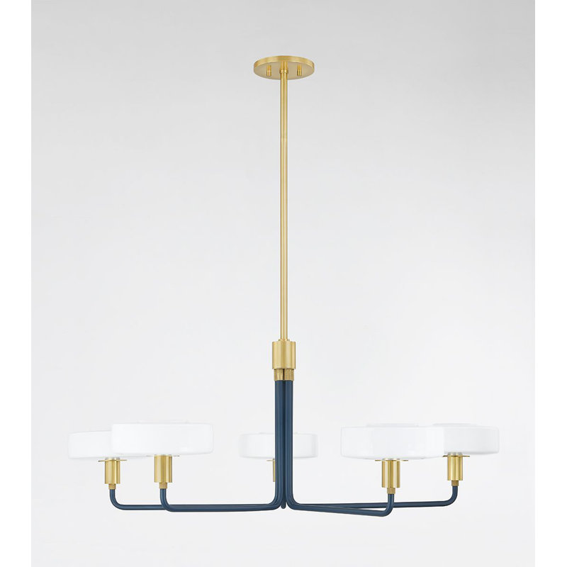 Aston 5 Light Chandelier by Zoe Feldman x Mitzi
