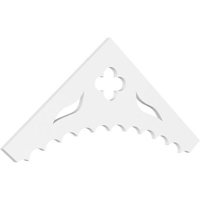 Wellington Signature Urethane Gable Pediment, Primed Tan
