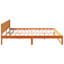Bed Frame with Headboard Solid Pine Wood-2085284118-2085284119