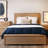 Jai Rubberwood Panel Bed, Natural, Queen