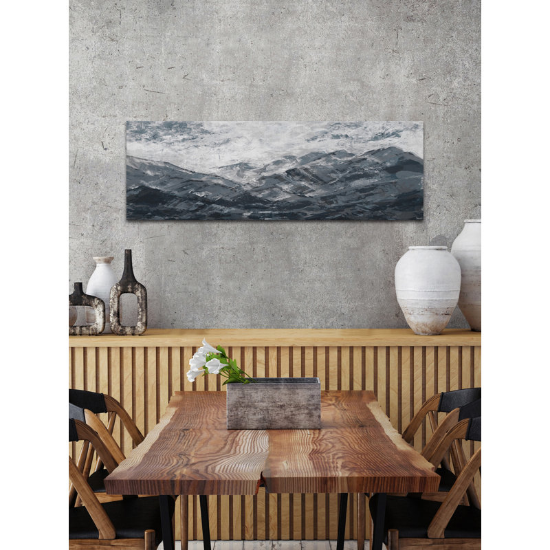 Parvez Taj - Wrapped Canvas Painting, 25cm H x 76cm W