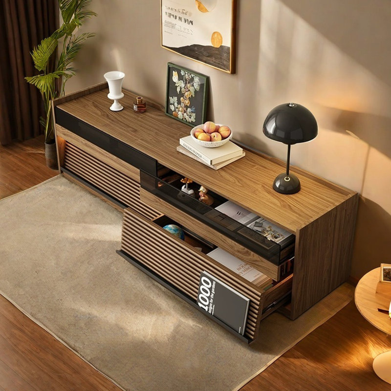 TV Stand with Anti-Slip Top
