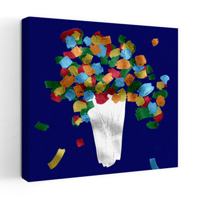 Art contemporain abstrait coloré