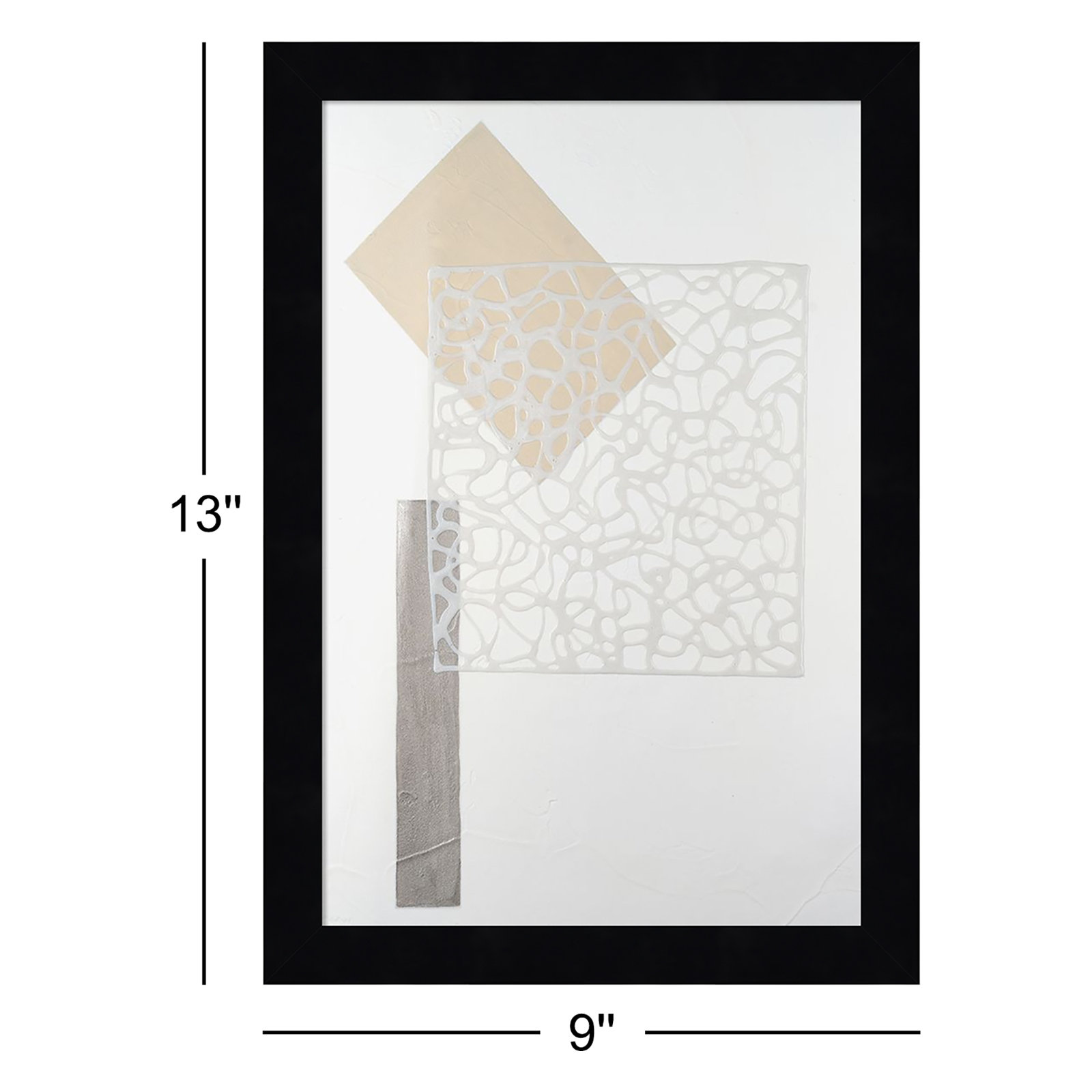 Nooks And Crannies III by Finnerty Wood Framed Wall Art Print, 13" H x 9" W, Black