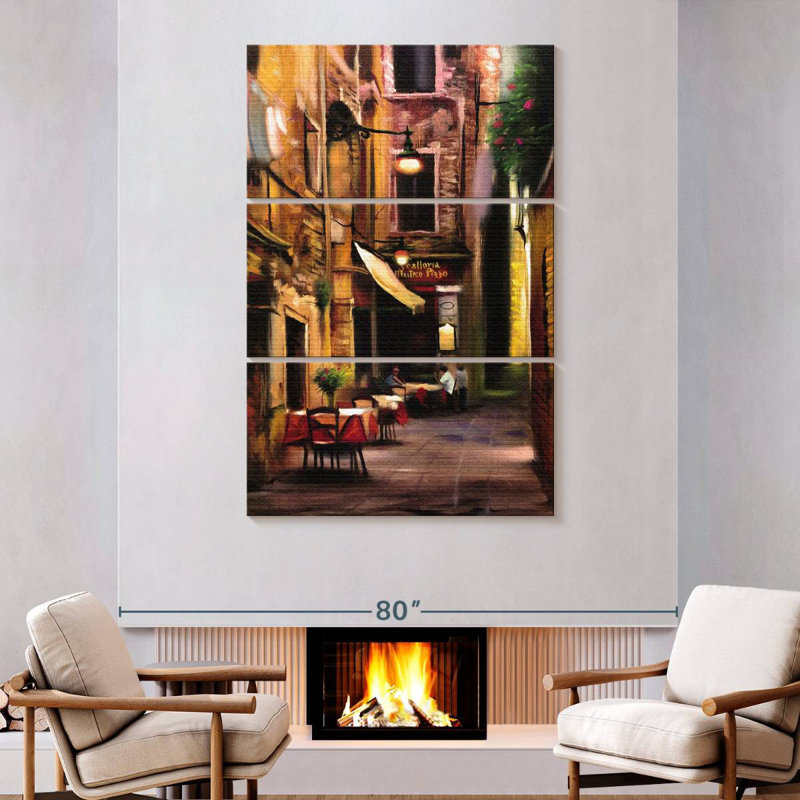 Sireci Italian Cafe, 74" H x 48" W