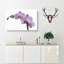 Purple Orchids In Bloom Painting - Wrapped Canvas-56654800