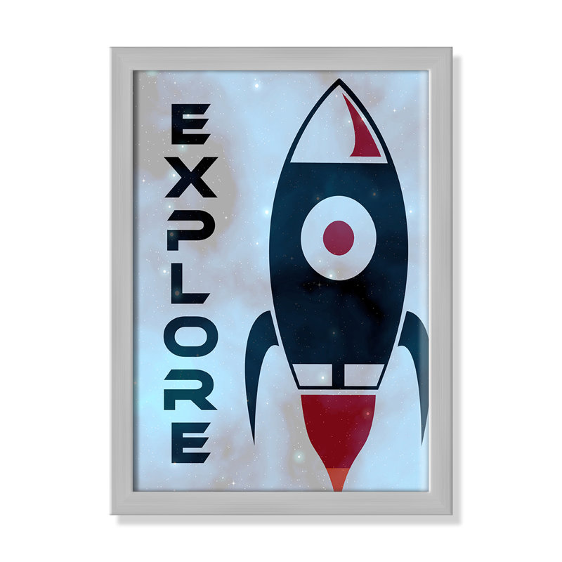 Explorer l’espace, H 14 po x l 11 po x P 1,19 po, Encadré de boîte blanc