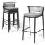 Tabouret de bar d'extérieur en métal 29,1 po 2 personnes-74736851-74736860