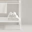 Étagère de salle de bain autoportante 24 po sans lavabo 24 po, blanc