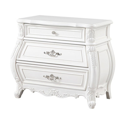 Table de chevet, blanc