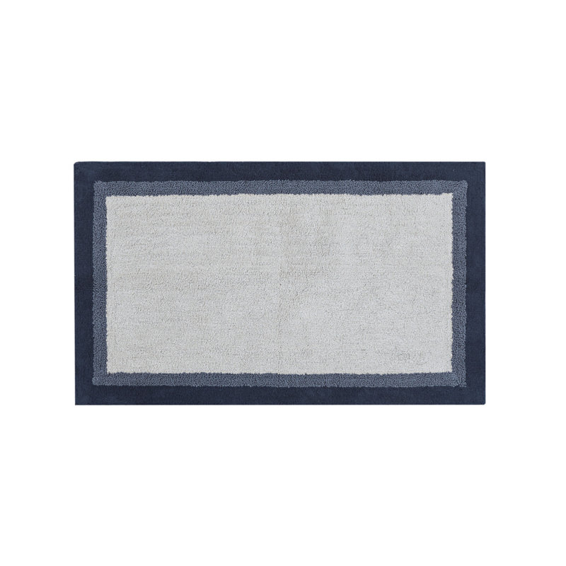 Tapis de bain en coton antidérapant
