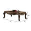 Table basse à 4 pieds Musani en chêne antique