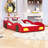 Twin Car-Shaped Platform Bed With Slats-1810534627