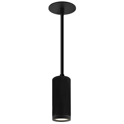 Luminaire suspendu cylindrique à DEL 8 pouces LUXRITE 2,5 pouces, 5CCT 2700K-5000K, CRI90, 1100LM, 15W, à intensité variable, 120V-277V, homologué ETL
