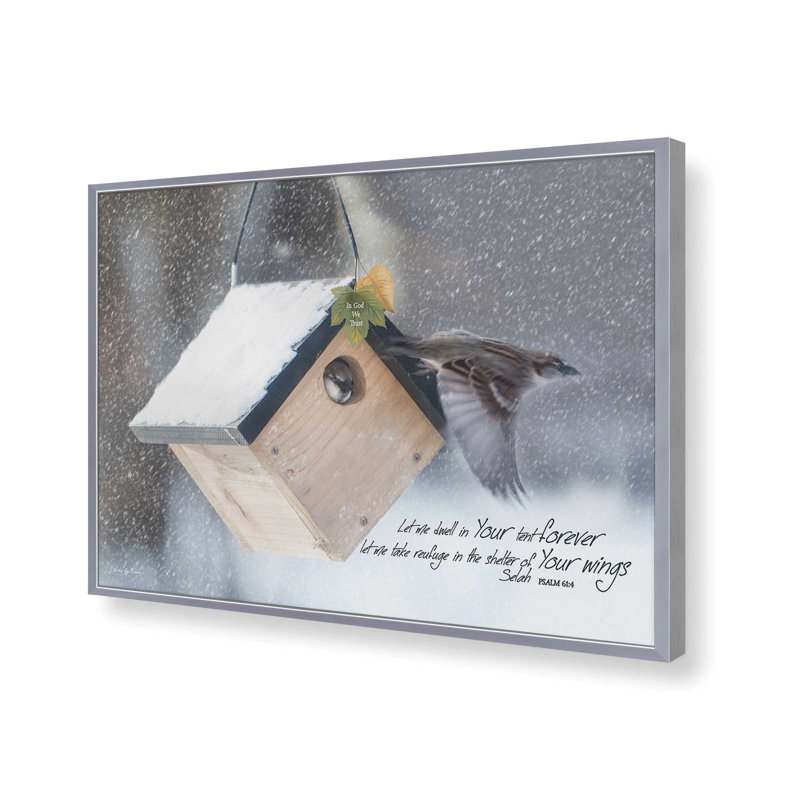«Your Wings» par Robin-Lee Vieira, reproduction d'art, L 48 x H 36, Argent, Impression encadrée