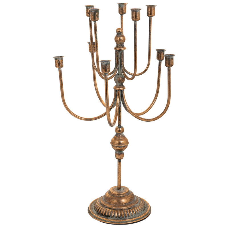 Metal Tabletop Candelabra