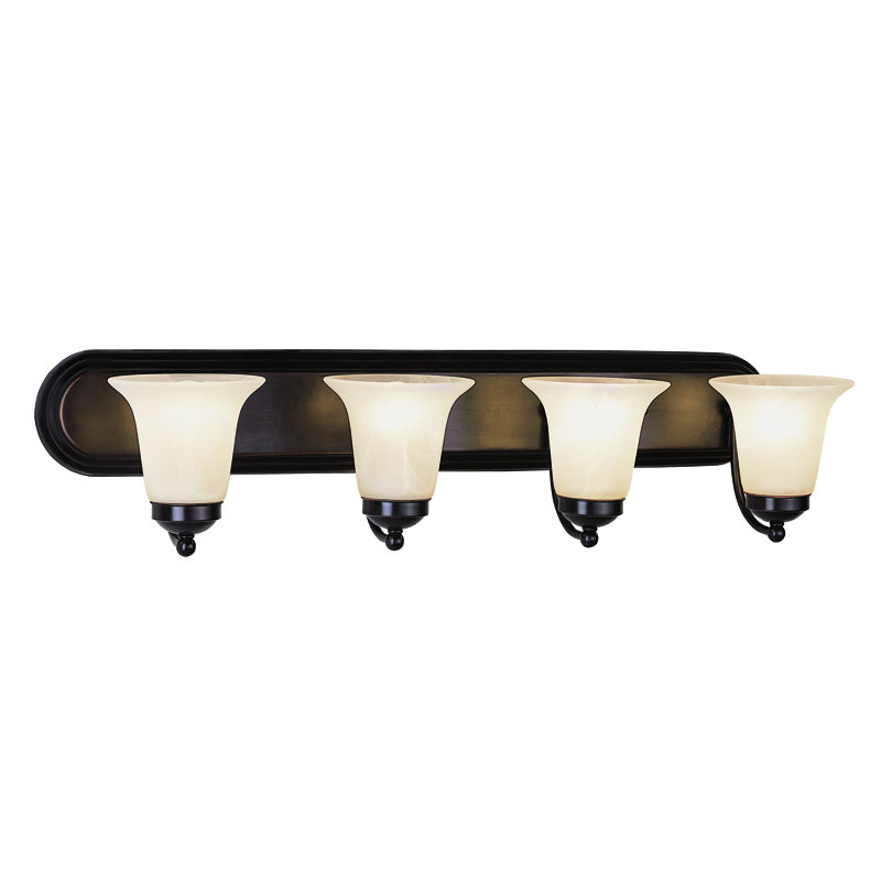 Bunnell 4 - Light Dimmable Vanity Light, Rubbed Oil Bronze
