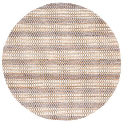 Martha Stewart Hand Tufted Jute/Sisal; Wool; Cotton Striped Indoor Rug