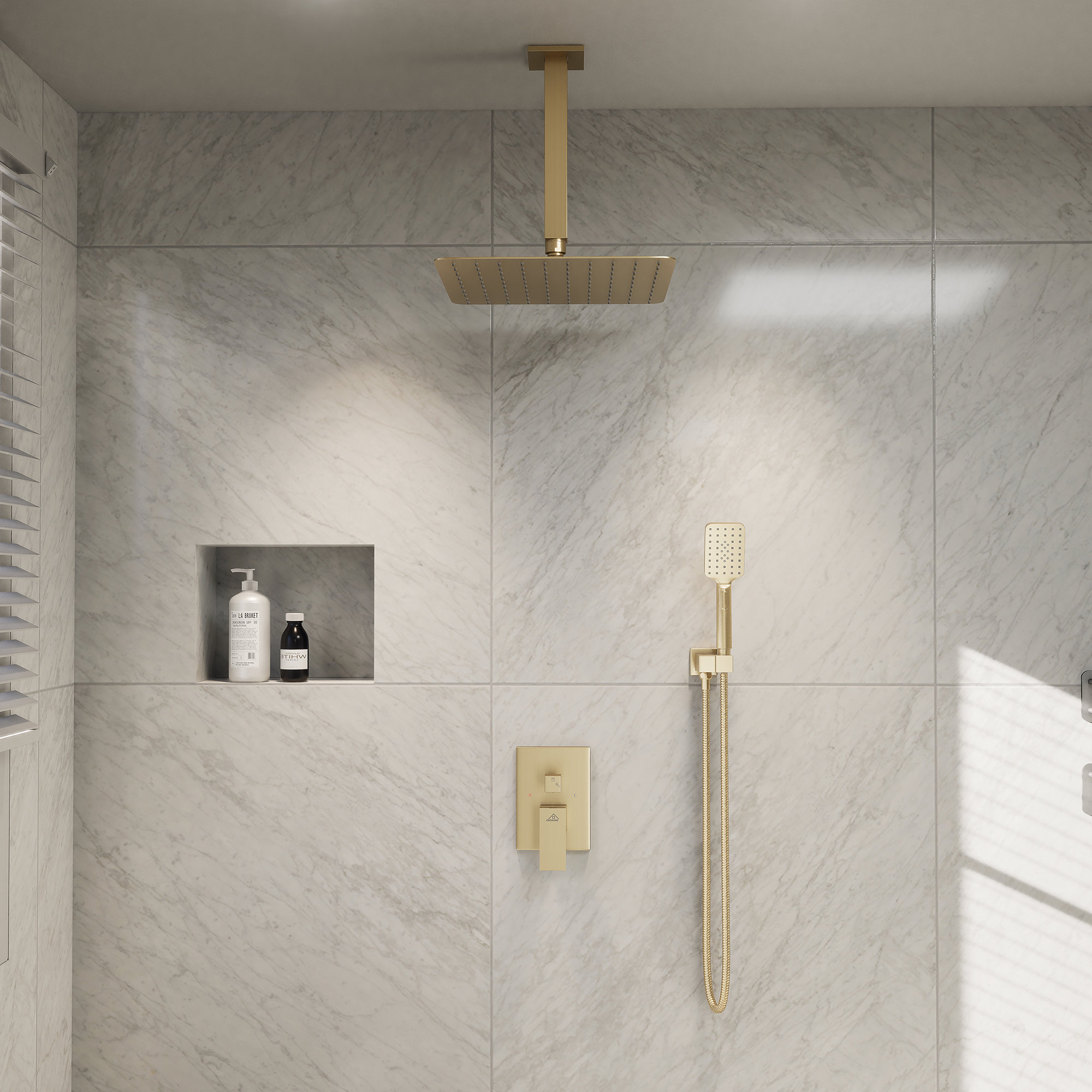 Shower Faucet Rough In CASAINC High Pressured Shower Faucet with Rough-in Valve | Wayfair