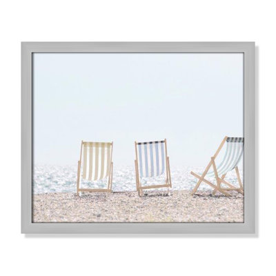 Adriatica "Beach Chairs" Print by Leah Straatsma
