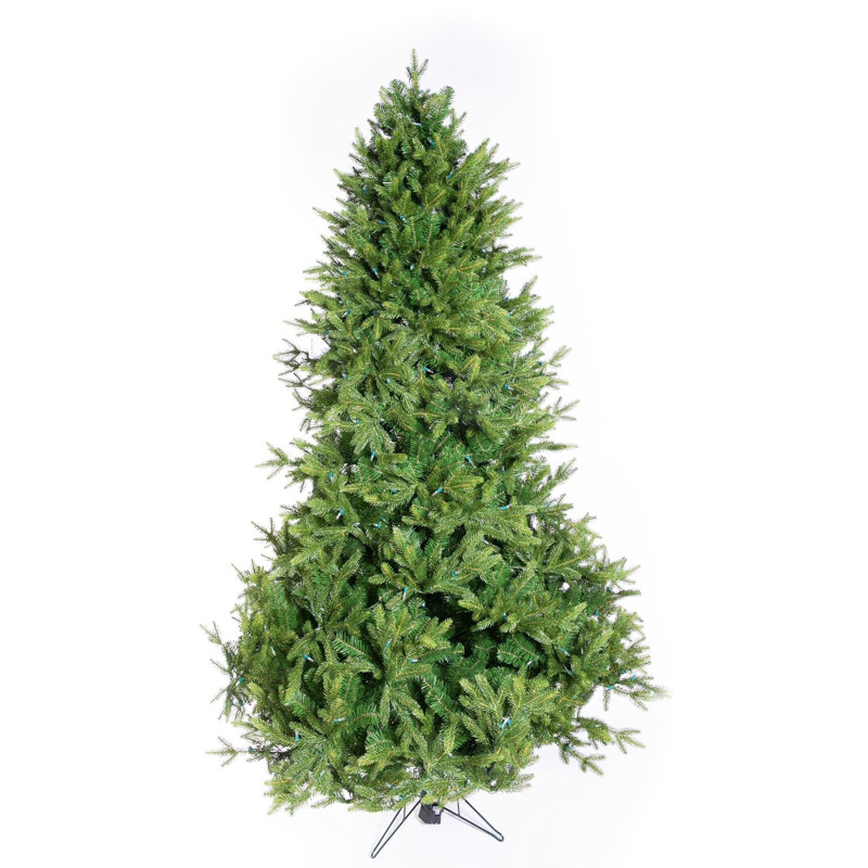 4.5' Green Spruce Pre-Lit Christmas Tree with LED Lights