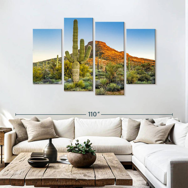 Désert de Sonoran, H 54 po x l 84 po