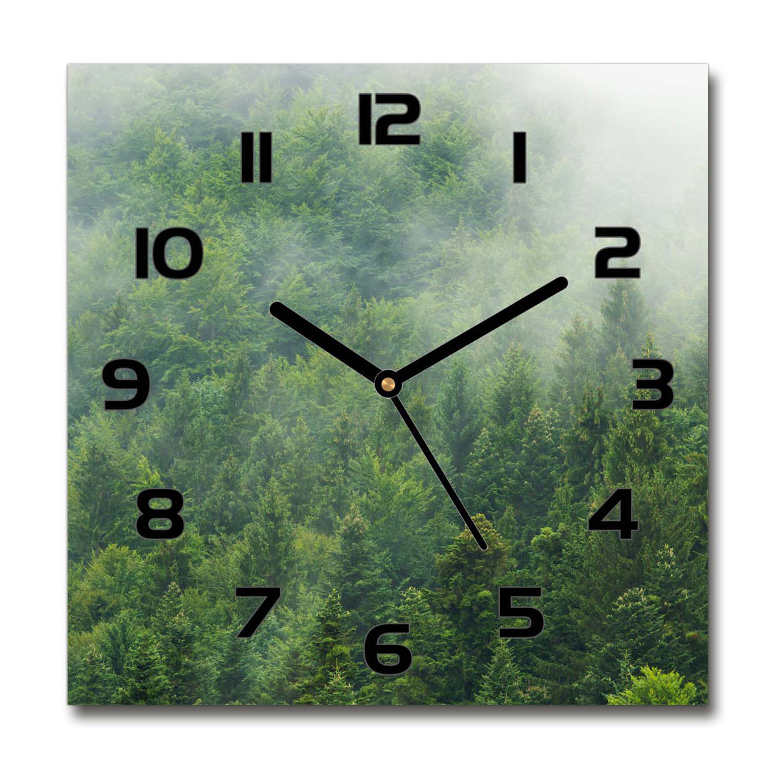 Analoge Wanduhr Jeshia Mysterious Forest 60 cm Geräuschlos