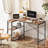 L Shaped Computer Desk with Reversible Storage Shelves, Gaming Corner Desk for Home Office-1519630086-1519630085
