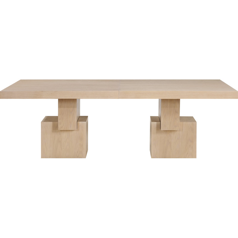 Anzio Rectangular 96'' L x 48'' W Dining Table, Oak