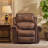 Faulks Manual Glider Recliner with Nailhead Trim-1787882341