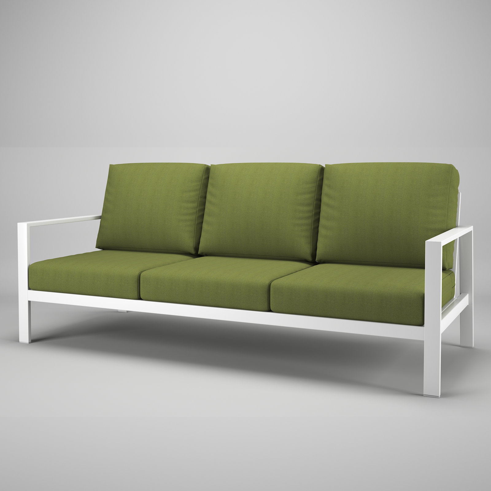 Townsend 80" Sunbrella® Patio Sofa, Spectrum Cilantro