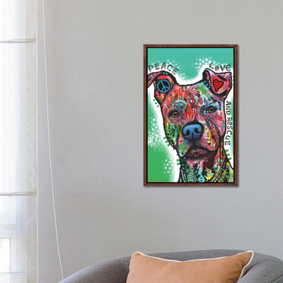 Peace, Love, And Rescue by Dean Russo - Painting on Canvas