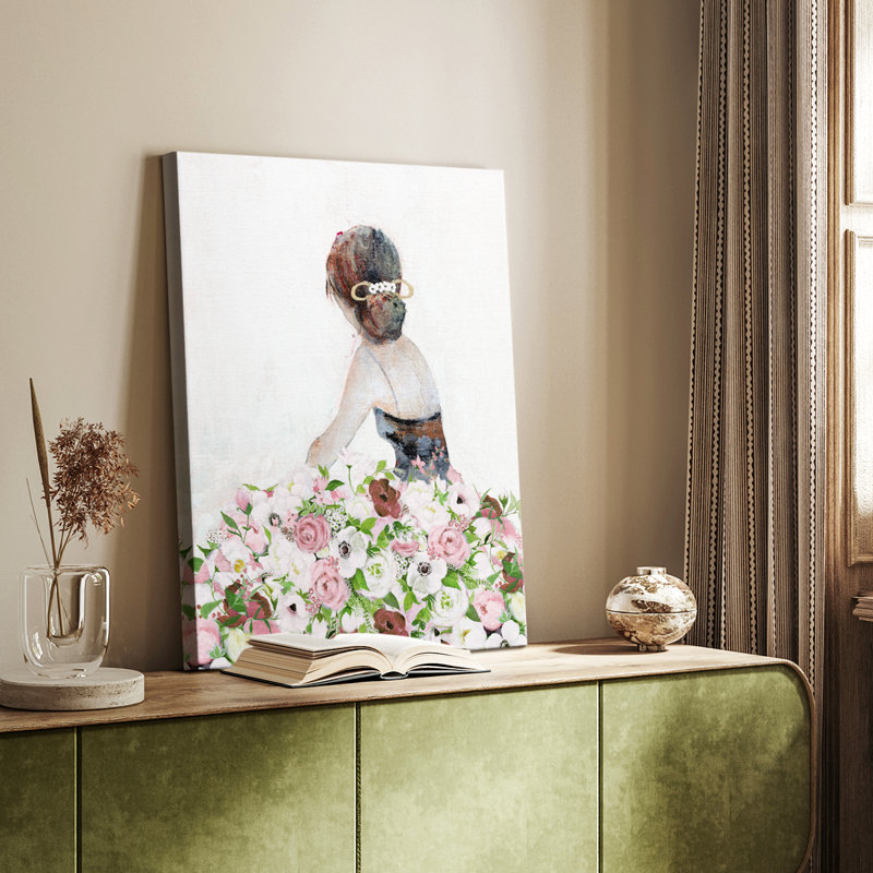 Magnifique Contemplation florale II - galerie Cavas sur mesure, H 18 po x l 12 po