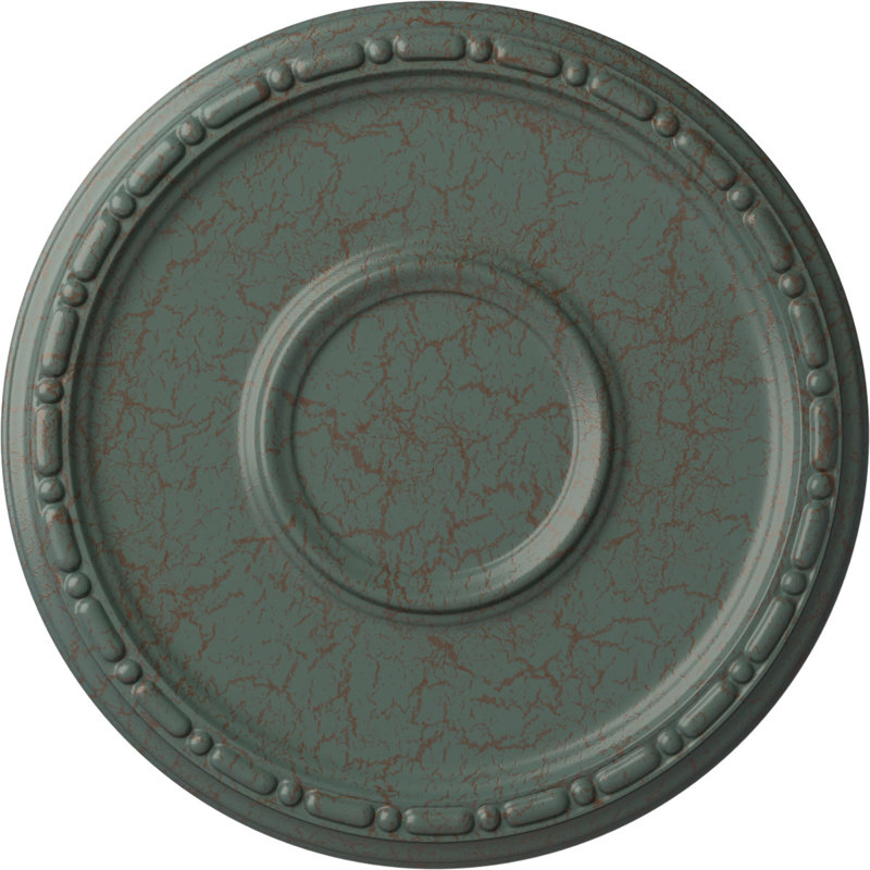 Médaillon de plafond traditionnel Endurathane Kepler, 15 7/8 po x P 1 1/2 po (pour les auvents jusqu'à 3 3/4 po), apprêté en usine