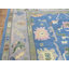 Tapis unique bleu de 10 pi