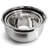 Oster Oswalt 3 Piece Mixing Bowl Set with Non-Slip Bases in Silver