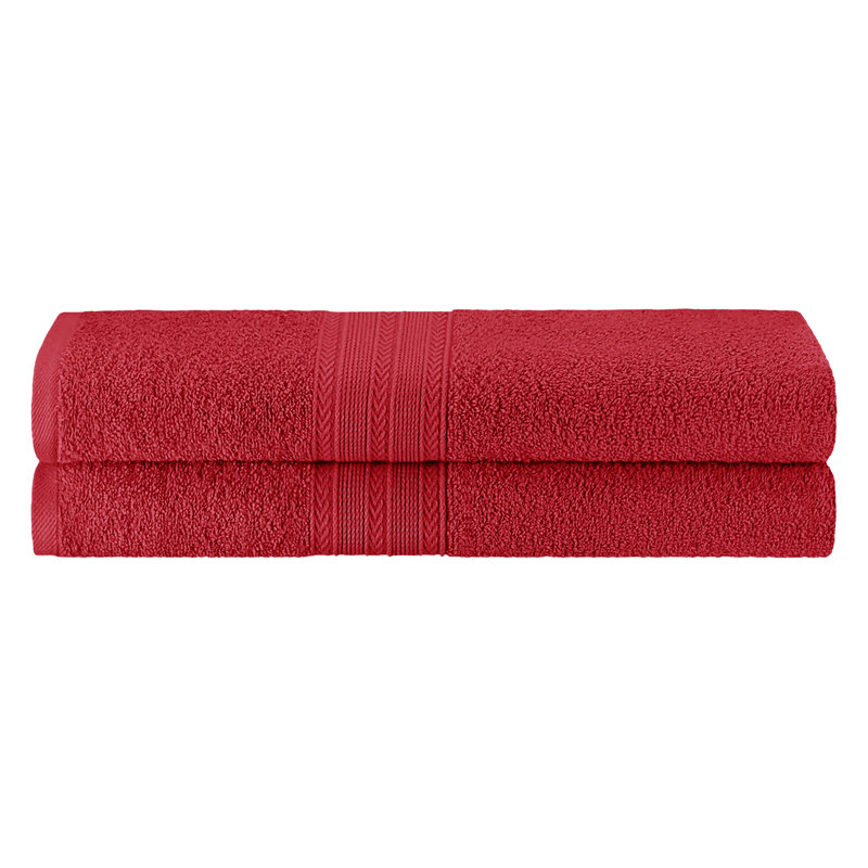 450 GSM Hannu Eco-Friendly 100% Ringspun Sustainable Cotton Bath Sheet, Canneberge