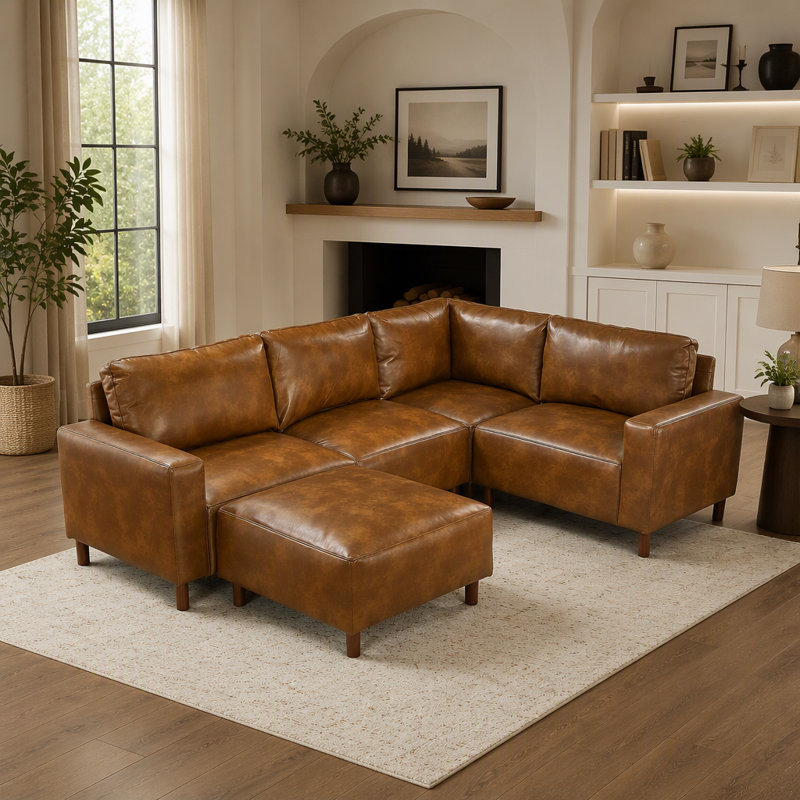Canapé modulaire avec repose-pieds Upholstery