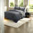 Reversible Microfiber Bedding Sets, Green Navy Rustic Design For Home
