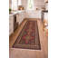 Tapis floral rouge / jaune en laine noué à la main Floral