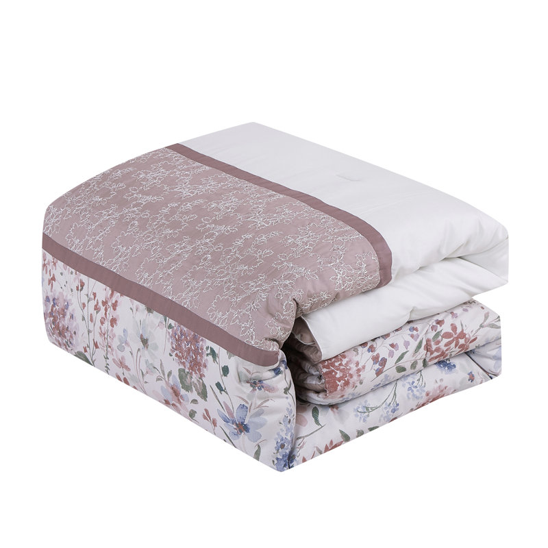 Hazel Luxury 7 Piece Comforter Set, King Comforter + 6 Additional Pieces