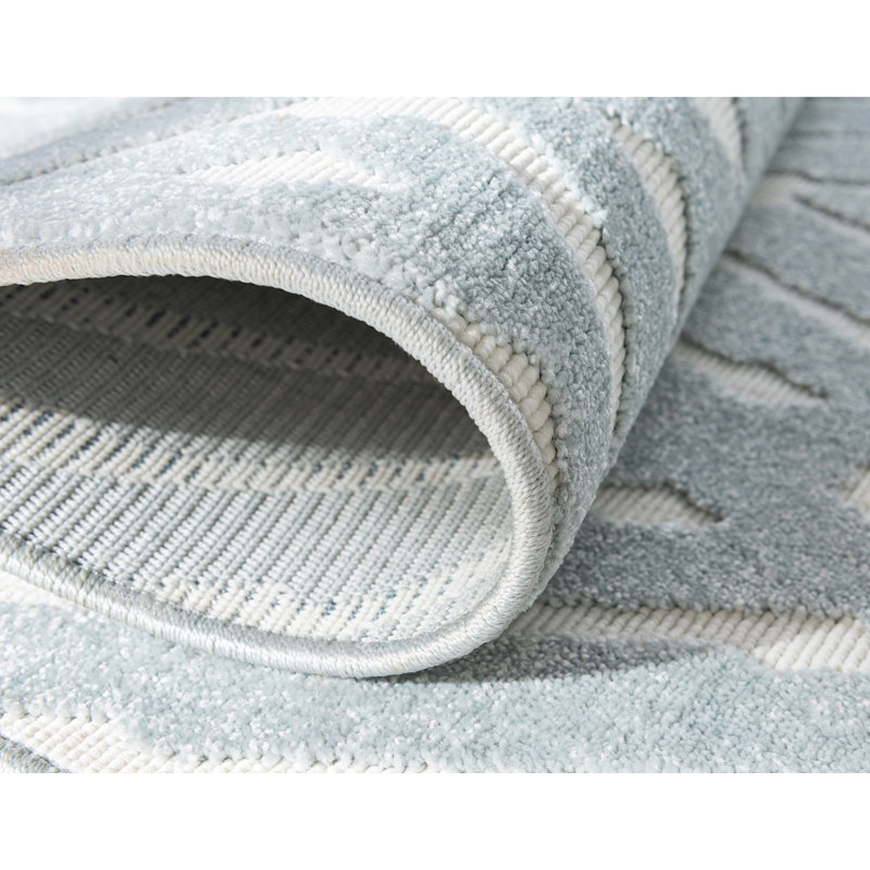 Outdoor Claudia Area Rug Calm Dimond Color, Rectangle 5' x 8'