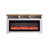 70 inch Fireplace TV Stand for TVs up to 70",with smart Electric Fireplace,white-666066320