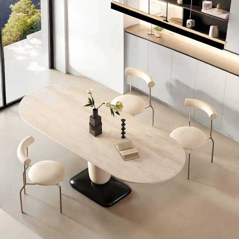 Table de salle à manger rétro, H 29,53 po x L 70,87 po x l 31,5 po