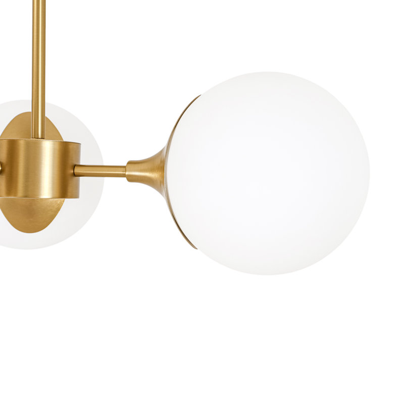 Plafonnier semi-encastré 3 lumières Spoutnik