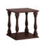 Table d'appoint antique couleur café