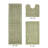 Merkel 100% Cotton Tufted Premium 3 Piece Bathroom Rug Set Machine Washable Extra Soft & Absorbent Reversible Bath Rug-679089970-679089979