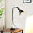 Burak 27" Adjustable Black Metal Desk Lamp