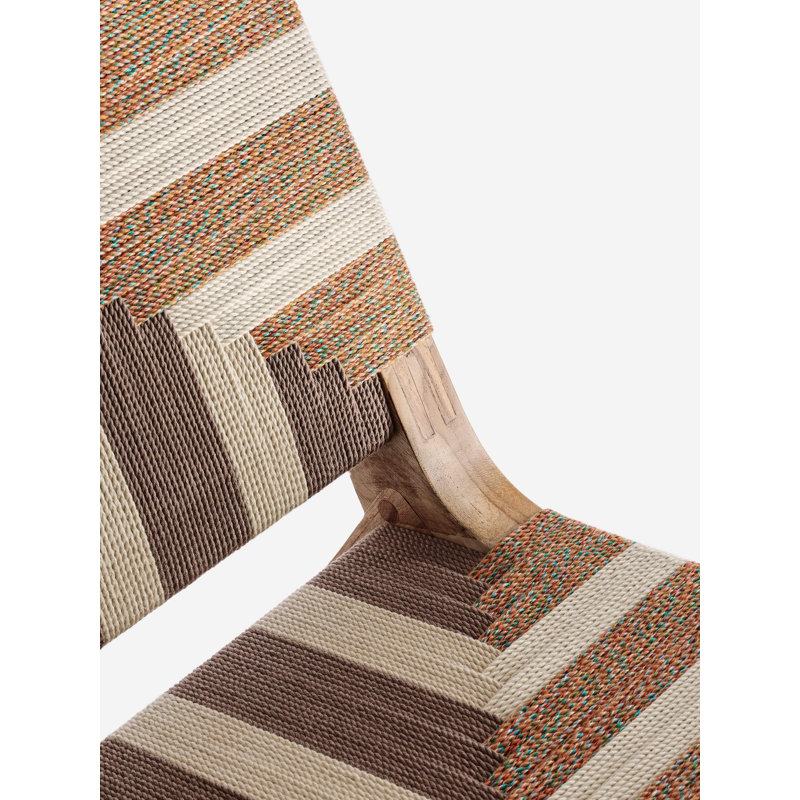 Casares Upholstered Accent Chair, Natural, Almond Frost Polyester