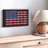 " USA Flag Dollars Canvas Print "-952206467